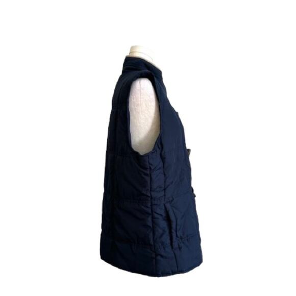Jason Maxwell Navy Blue Toggle Zipper Closure Sleeveless Vest Coat Size XL NEW - Picture 6 of 12